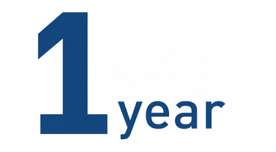 1 Year Warranty