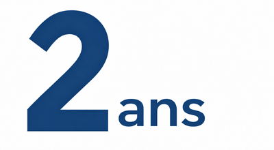 Garantie de 2 ans